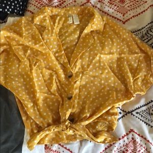 Vintage Polka dot crop top